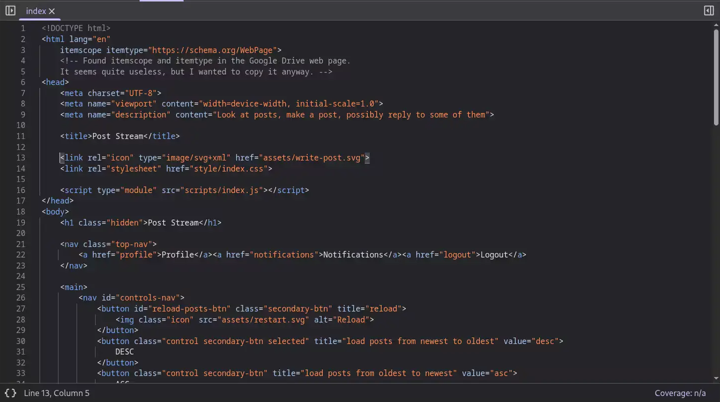HTML Code