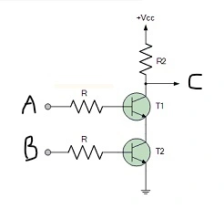 NAND gate circuit diagram